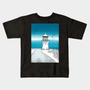 Cape Reinga Lighthouse Kids T-Shirt